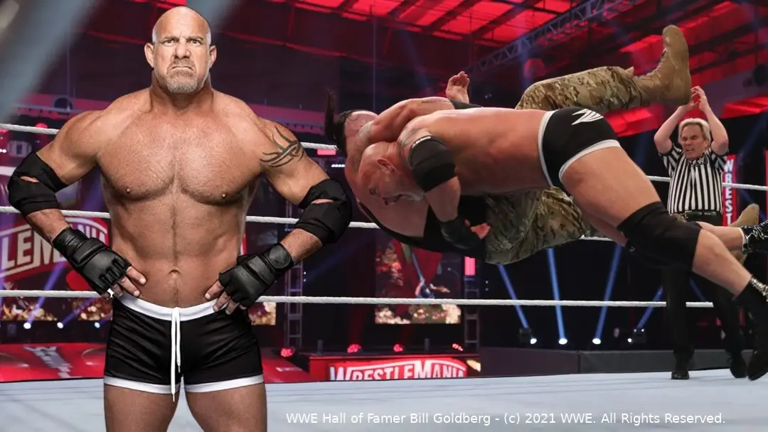 WWE Hall of Famer Bill Goldberg - (c) 2021 WWE. All Rights Reserved.