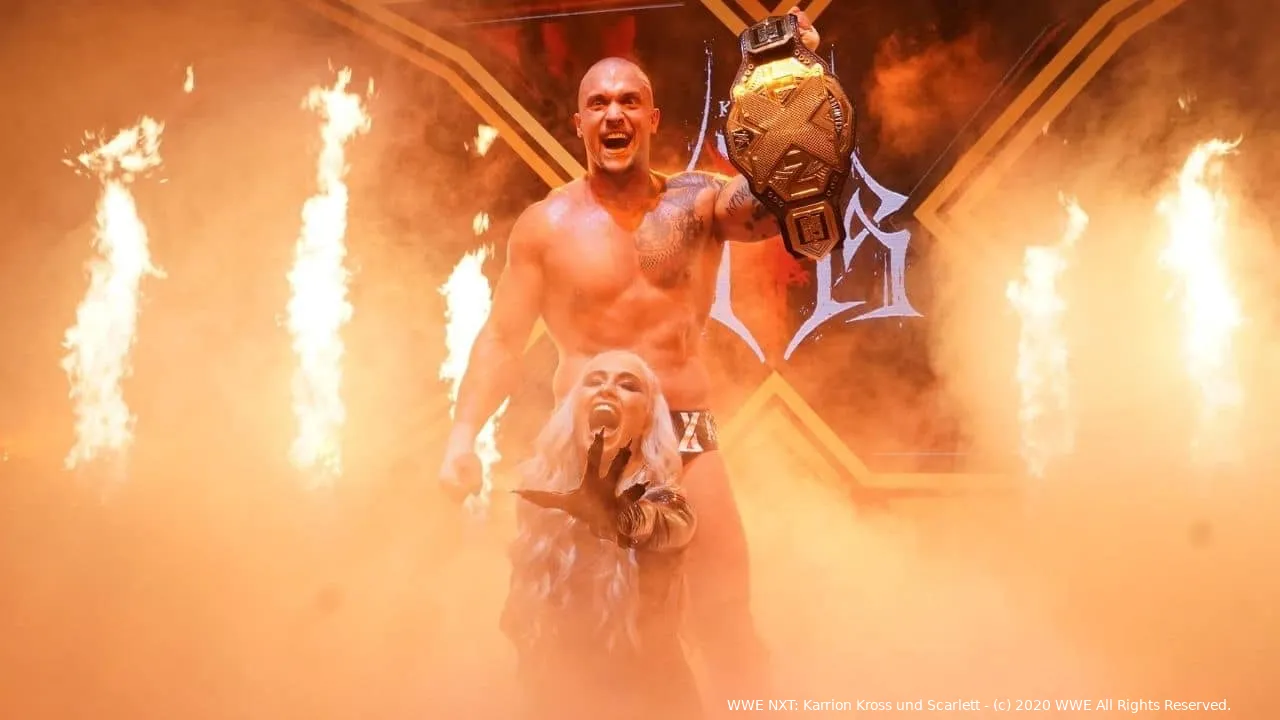 wwe nxt karrion kross und scarlett