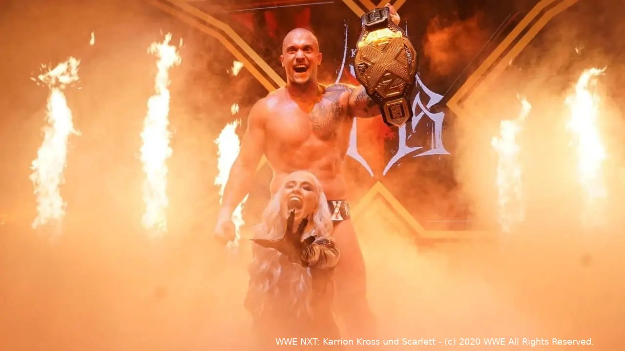 wwe nxt karrion kross und scarlett