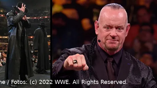 WWE-Legende Undertaker bei der Aufnahme in die Hall of Fame / Fotos: (c) 2022 WWE. All Rights Reserved.