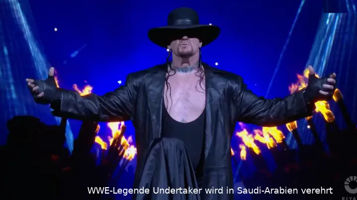 Der Undertaker ließ sich kürzlich bei einem Fußball-Event in Saudi-Arabien blicken