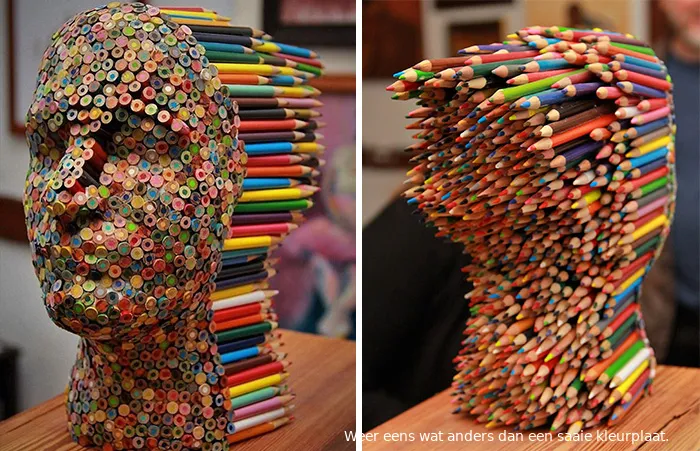 pencil sculpture
