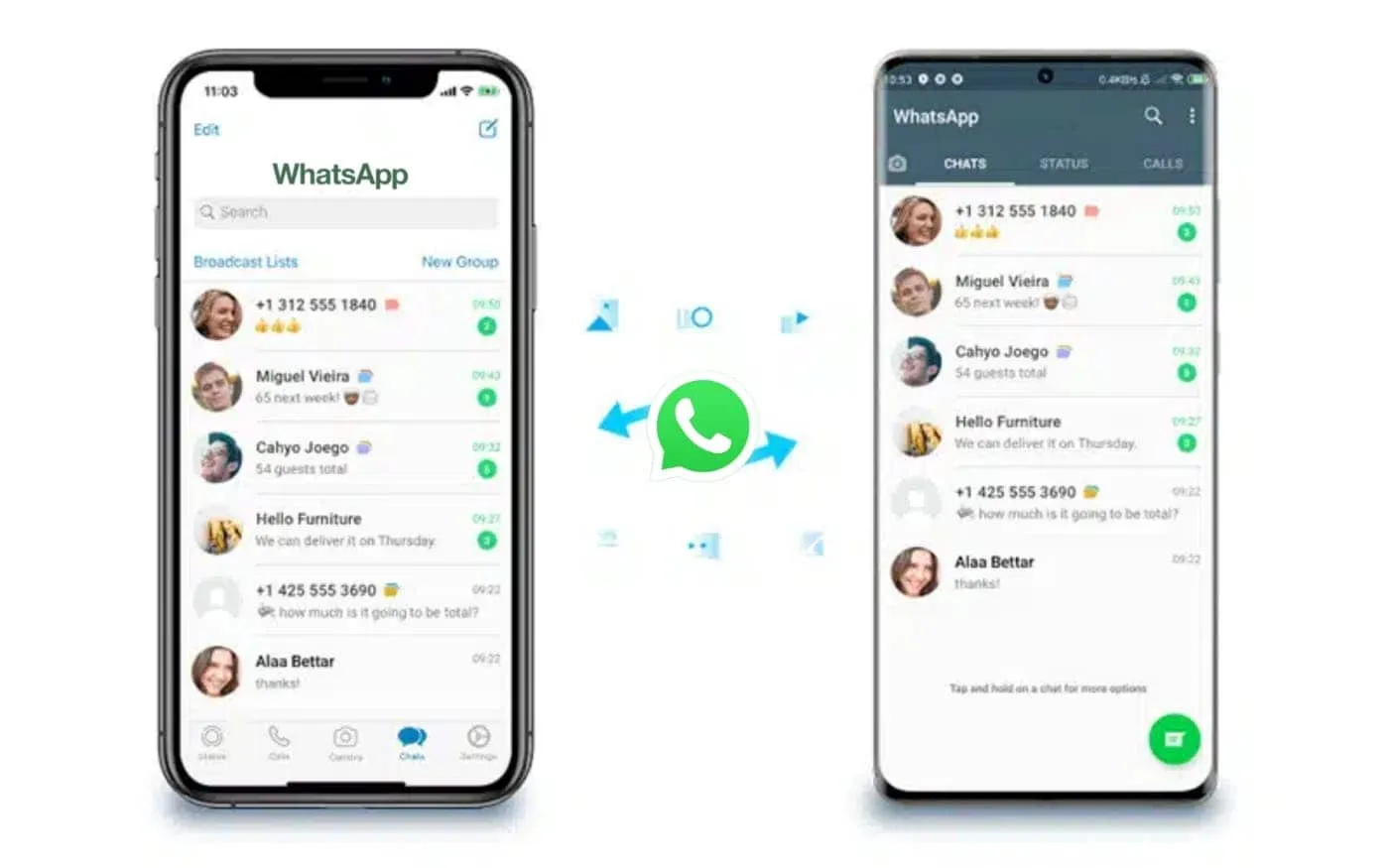 whatsapp nearby file sharing feature