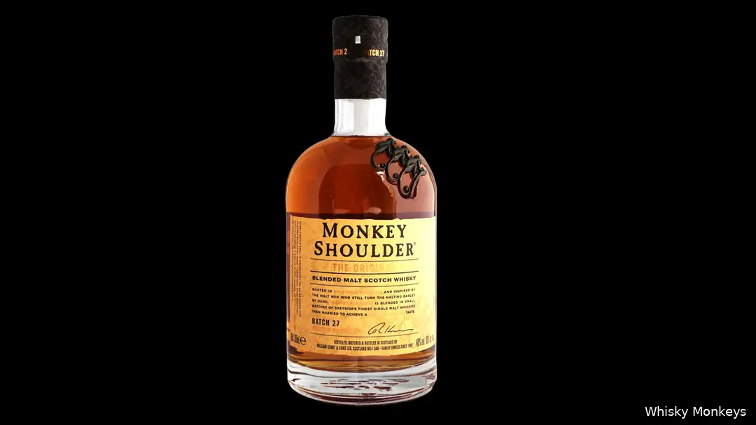 monkey shoulder blended scotch whisky