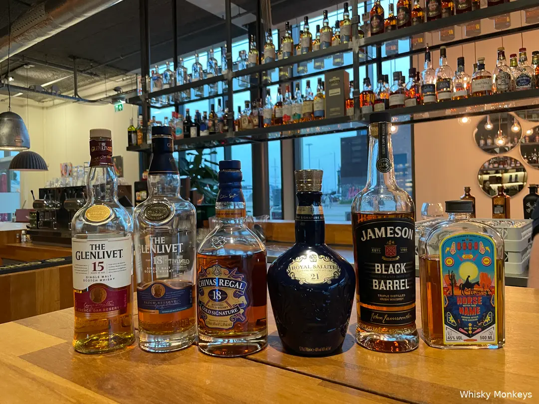 De Pernod Ricard line-up van de avond met Matt Don Griot