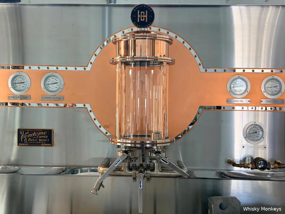 Spirit safe at Hollywood Distillery