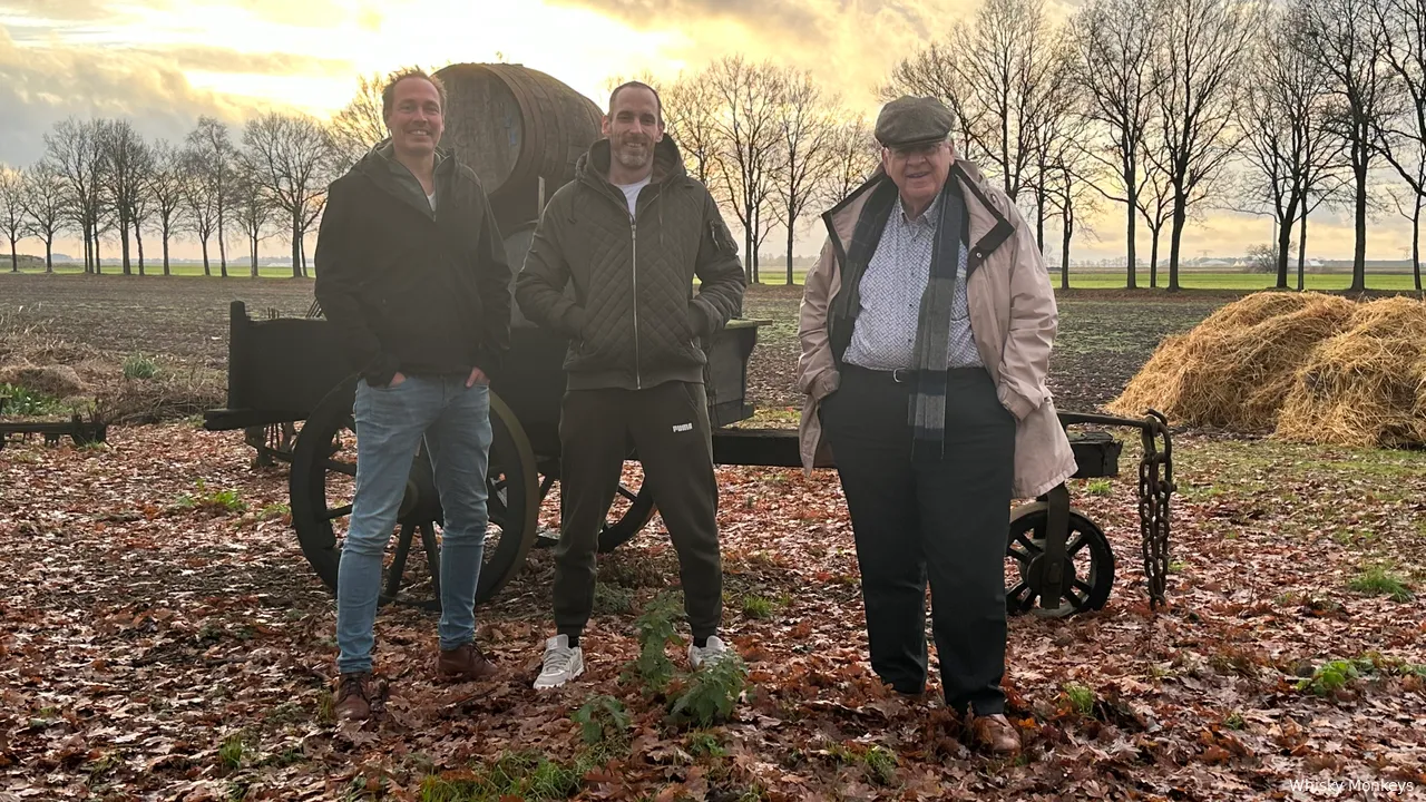 De mannen van Wieke Distillers