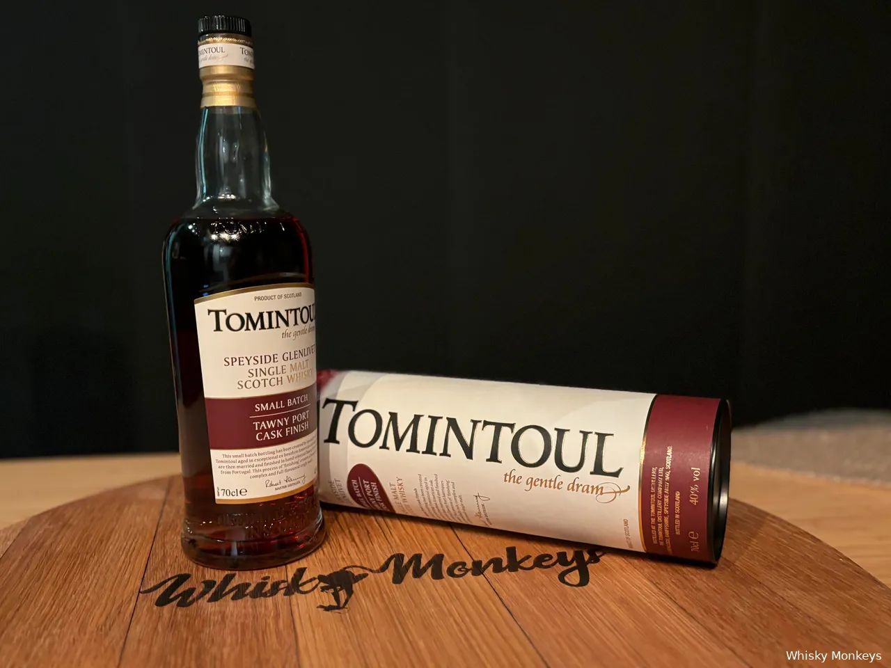 tomintoul tawny port cask whisky monkeys 2