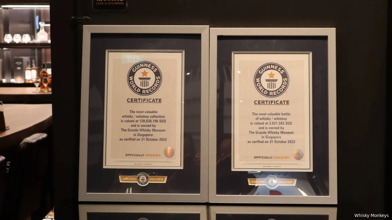 Grande Whisky Museum Guinnes World Records