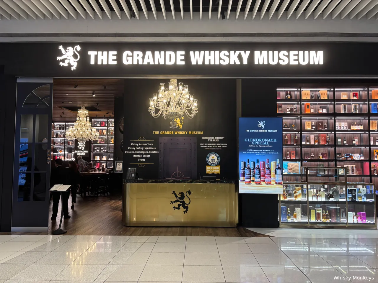 Front of the Grande Whisky Museum in Singapore