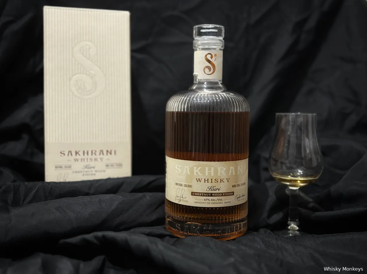Sakhrani kuri chestnut wood finish whisky