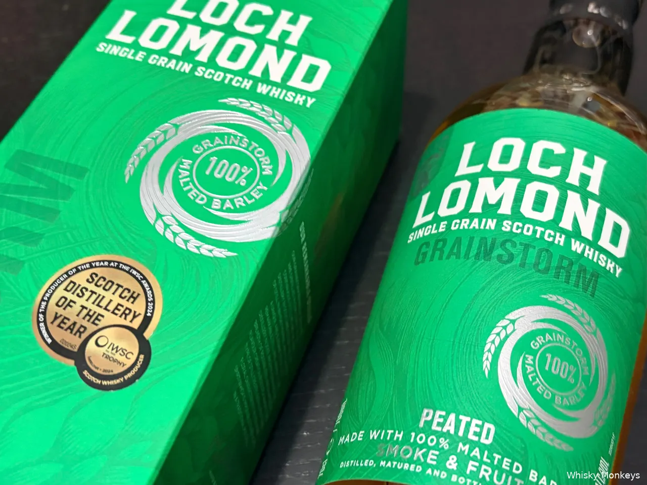 Loch Lomond Grainstorm peated whisky