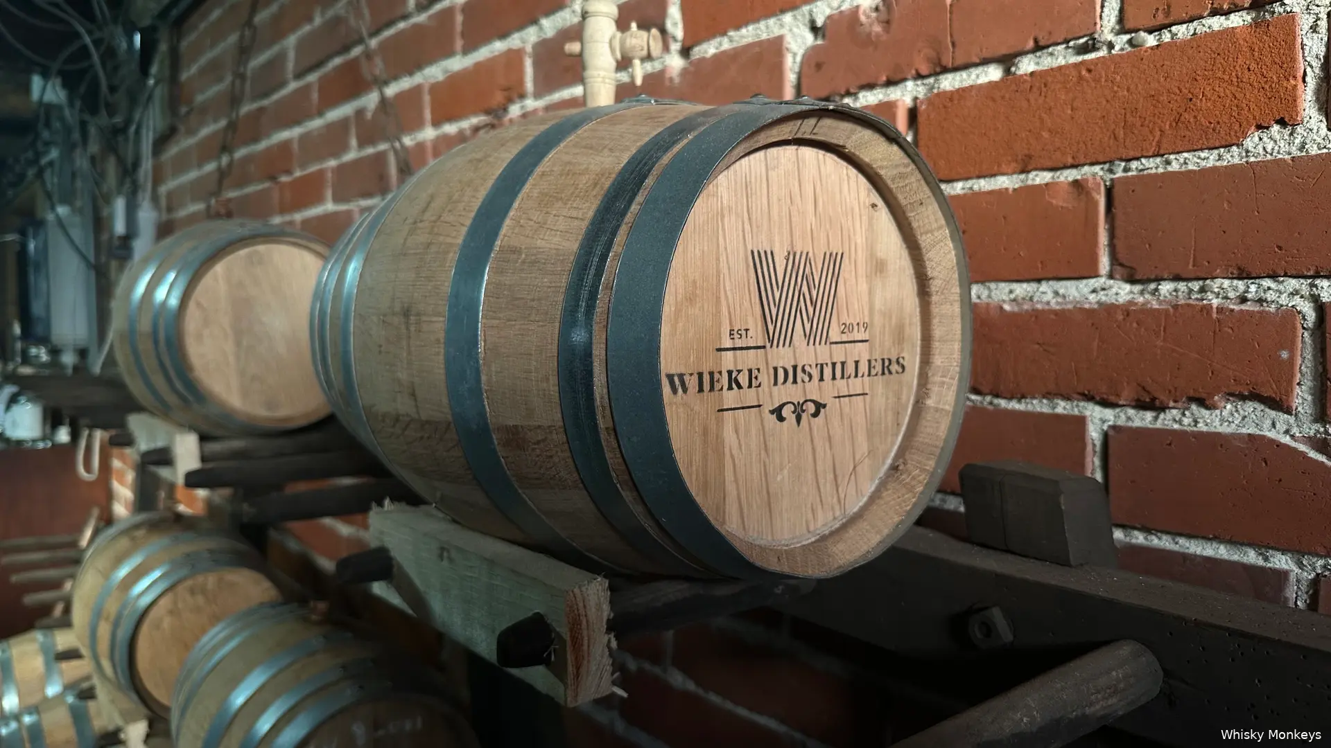 Nederlandse distilleerderij Wieke Distillers warehouse