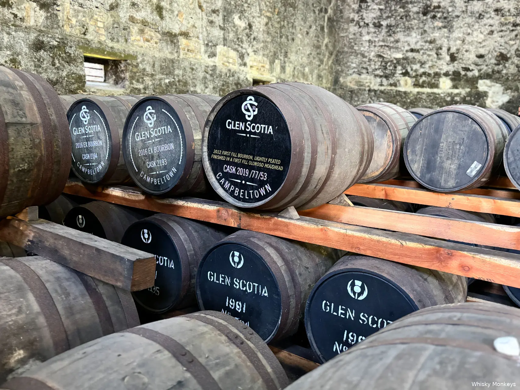 glen scotia dunnage barels