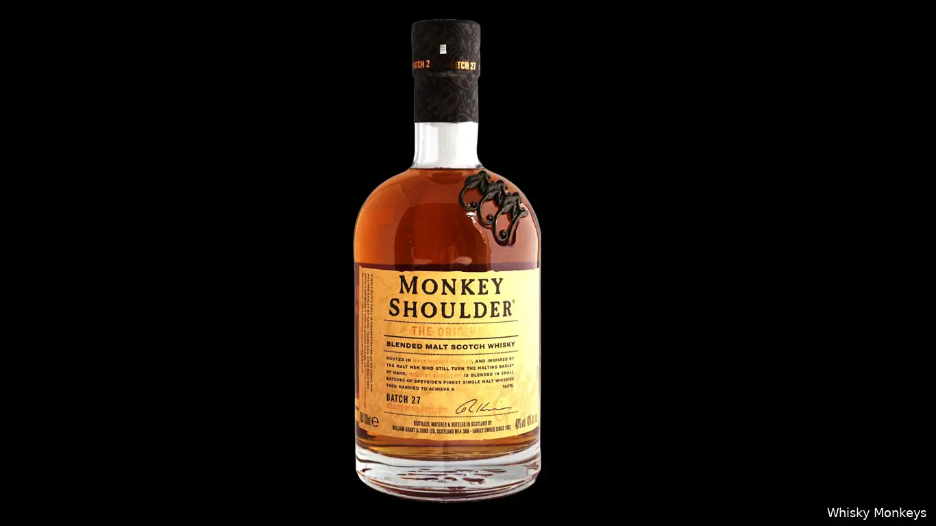 monkey shoulder blended scotch whisky