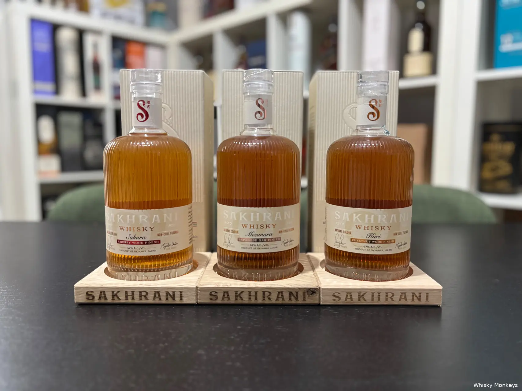Sakhrani Whisky bottles