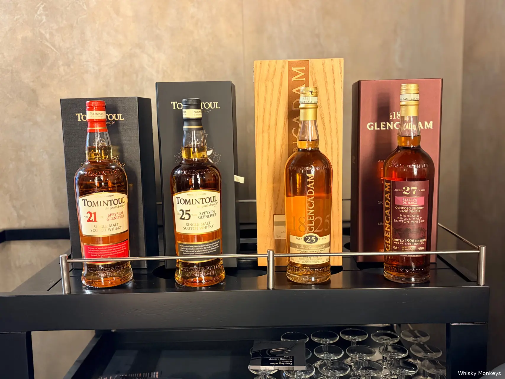 Glencadam whisky tasting