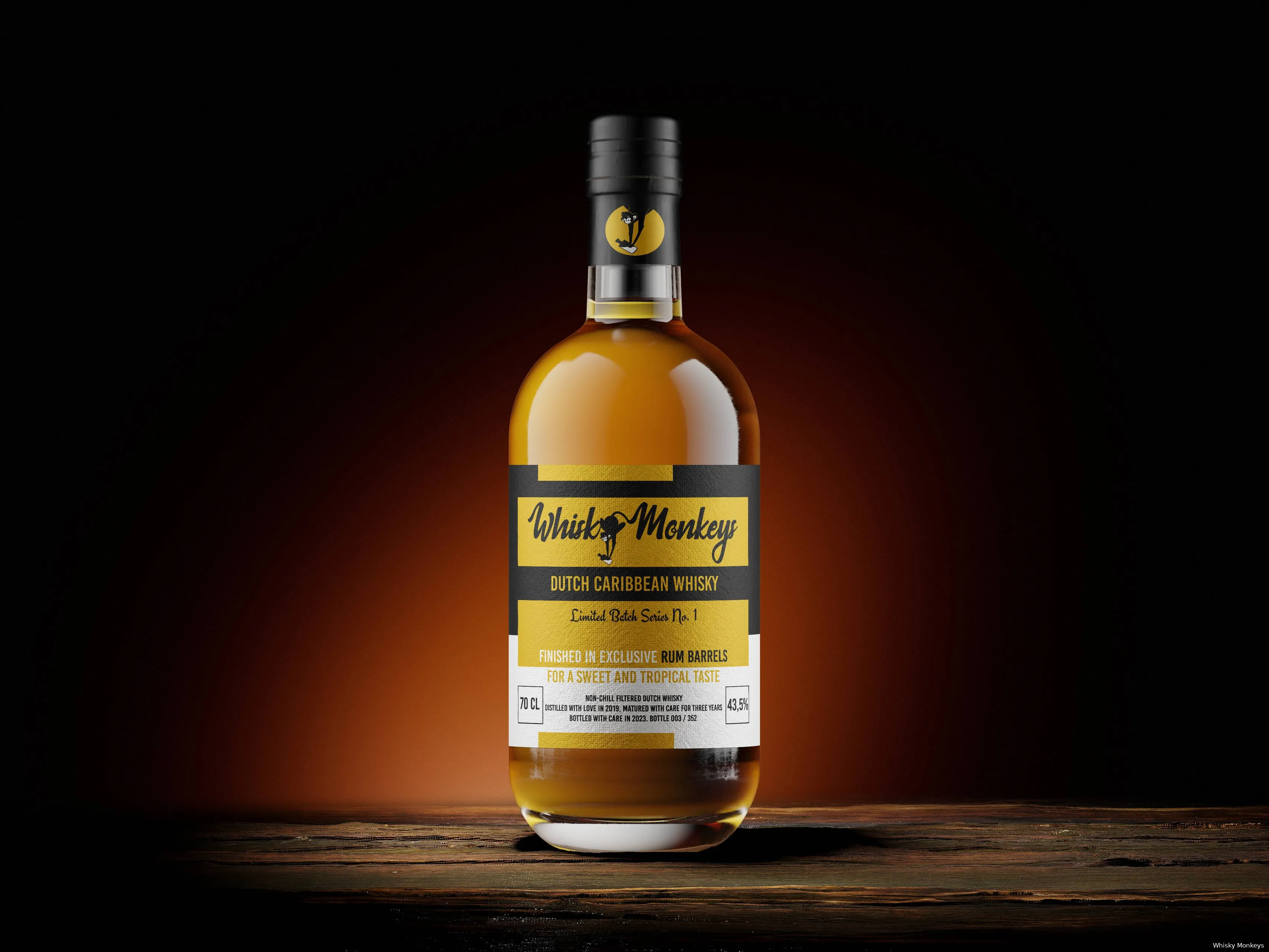 whisky monkeys caribbean cask front