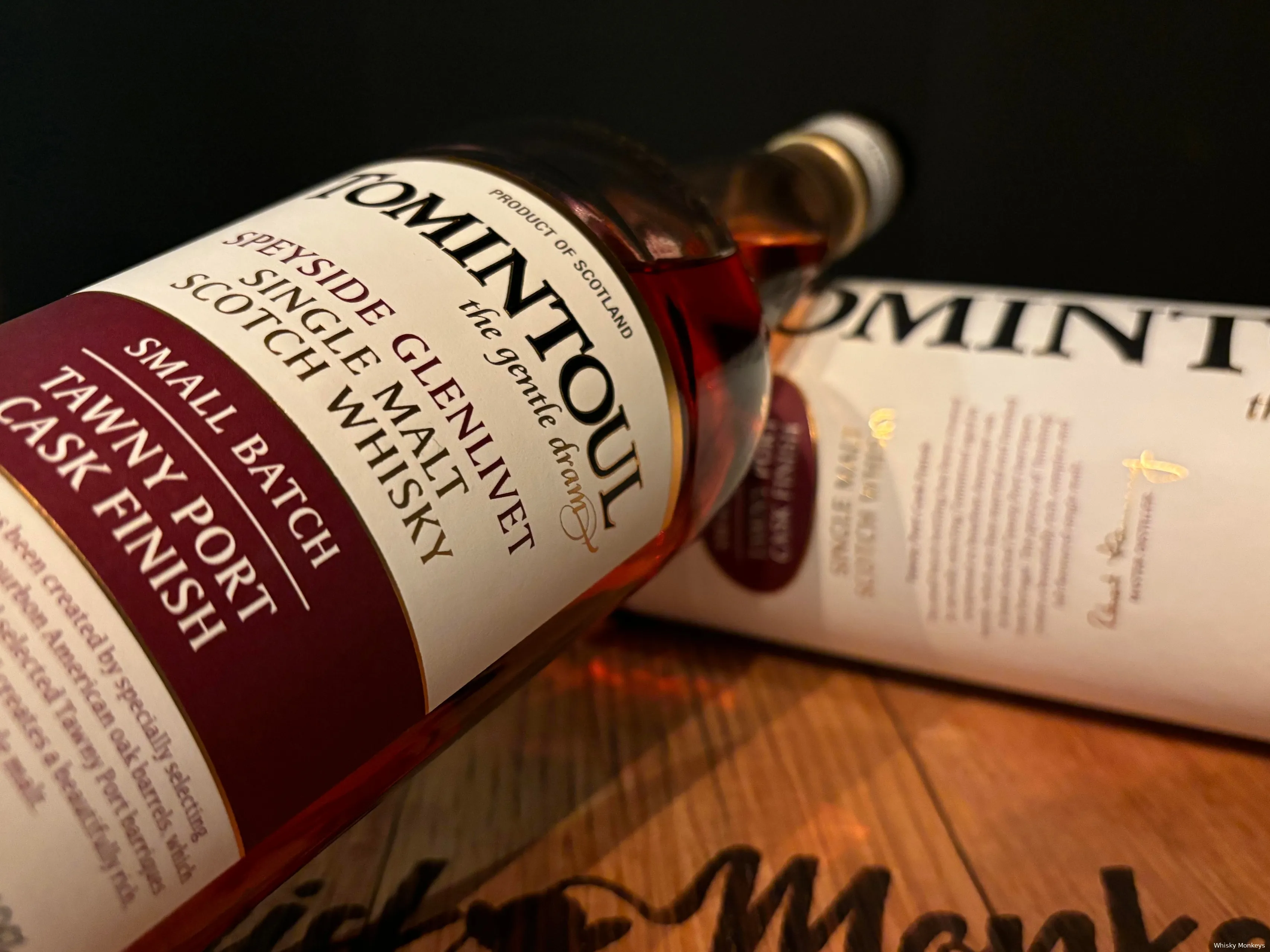 tomintoul tawny port cask whisky monkeys 1