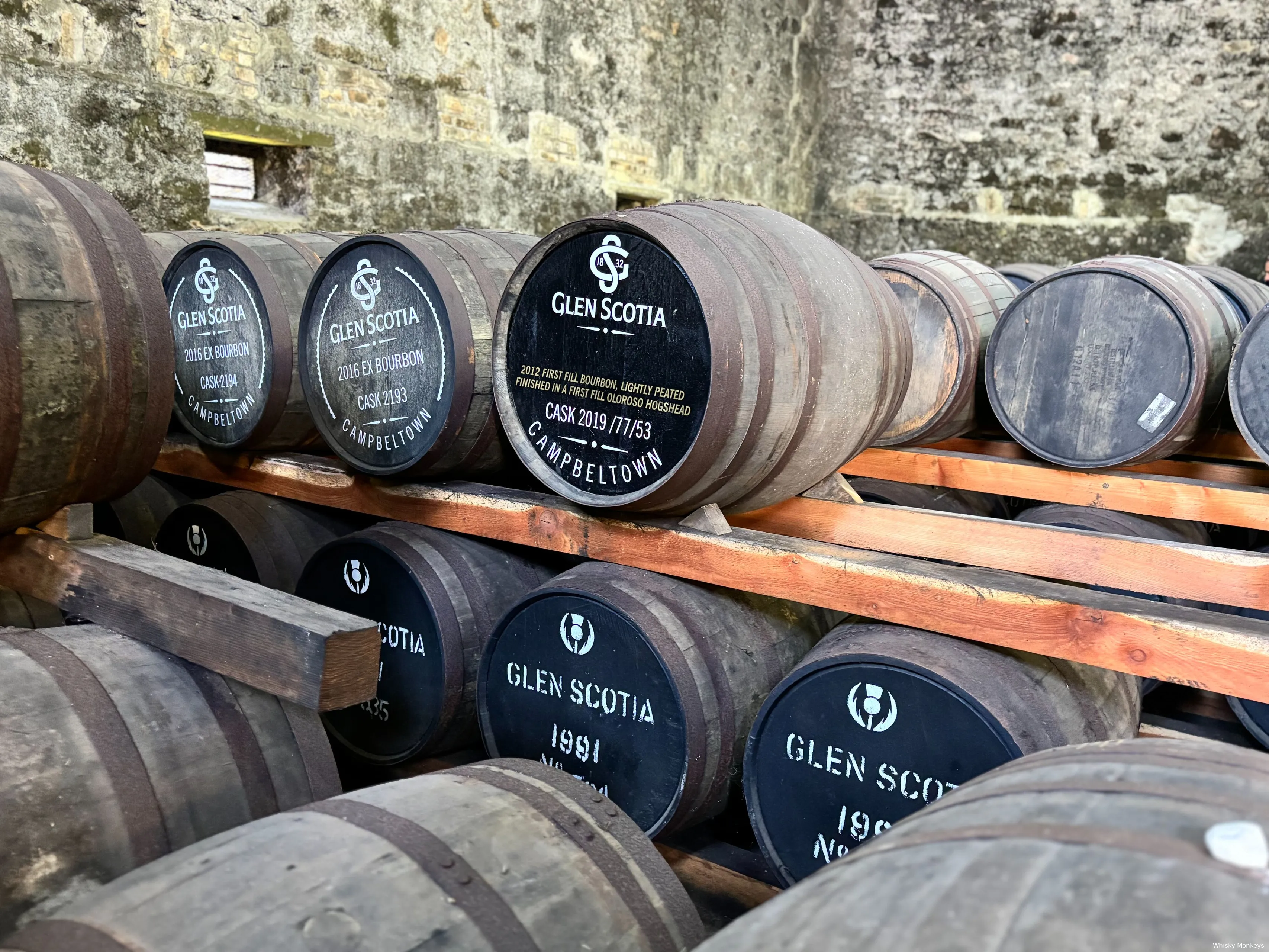 glen scotia dunnage barels