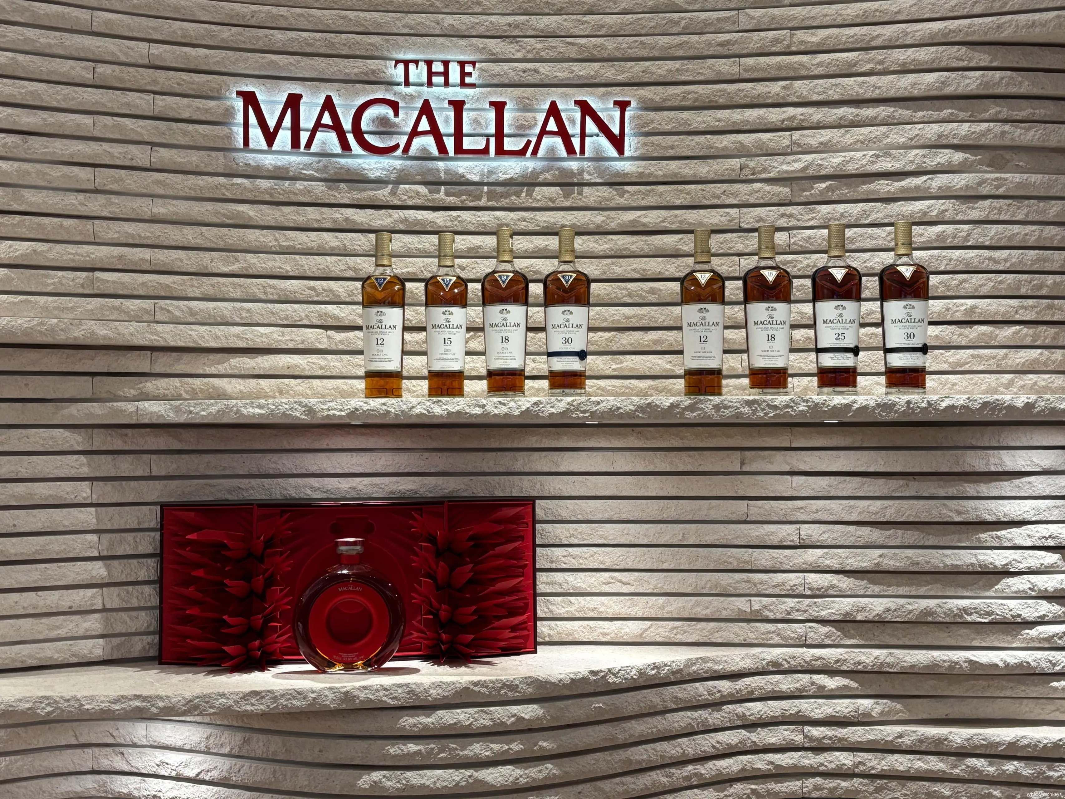 The Macallan House Singapore Achterwand