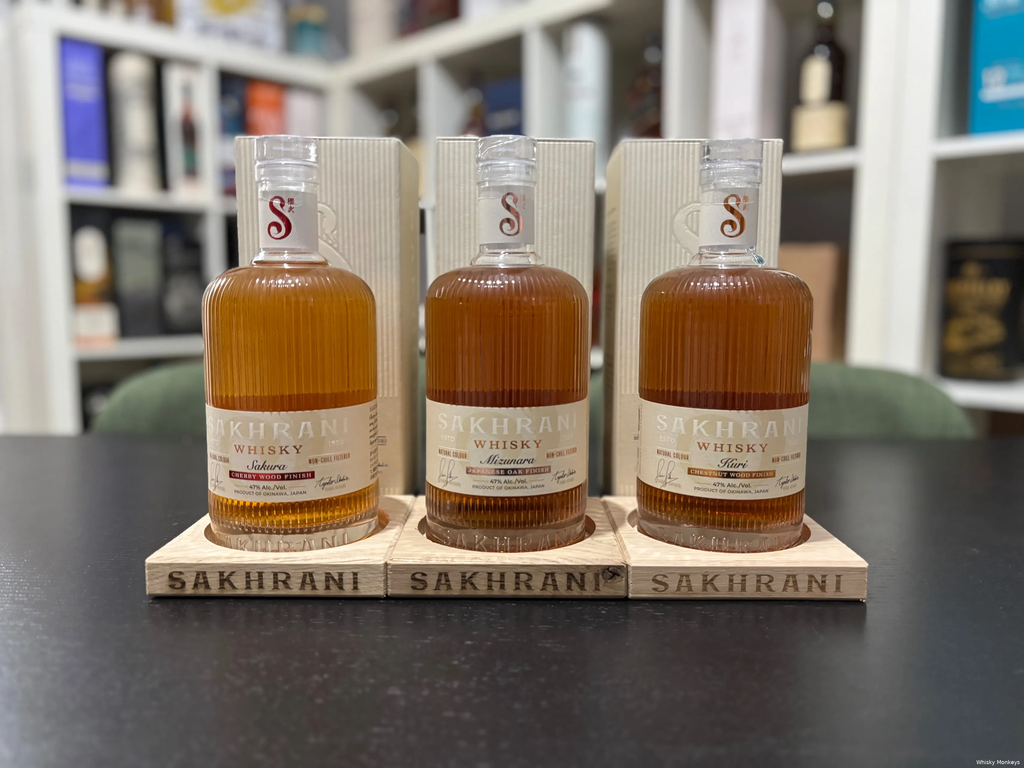 Sakhrani Whisky bottles