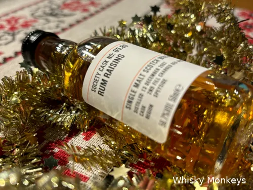 rum raisins smws 12 drams of christmas whisky monkeys
