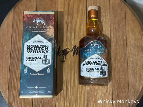 wolfburn 8yo cognac cask whisky