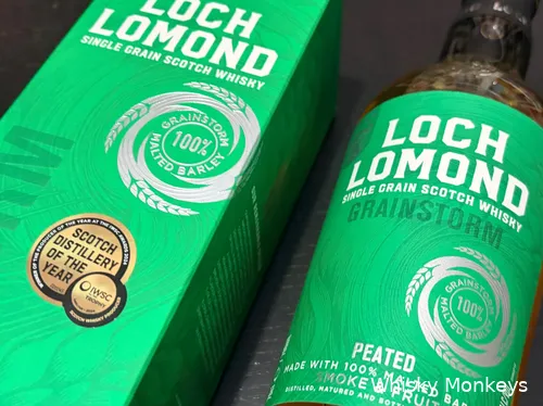 Loch Lomond Grainstorm peated whisky