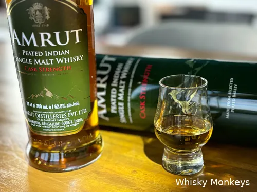 Amrut Peated Indian Single Malt Cask Strength whisky