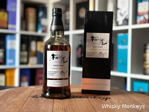 Sakurao Sauternes Cask Finish whisky bottle and packaging
