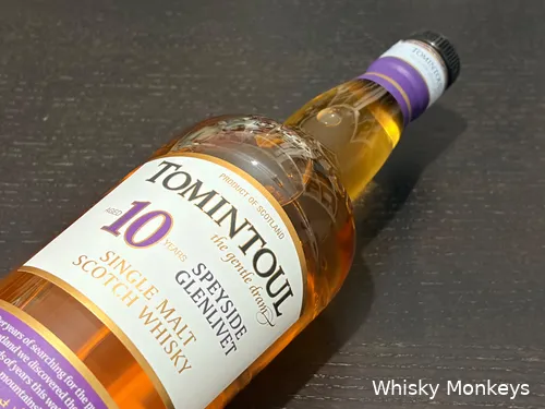 Tomintoul 10 yo whisky
