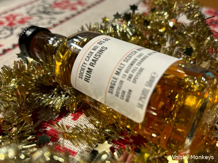 rum raisins smws 12 drams of christmas whisky monkeys