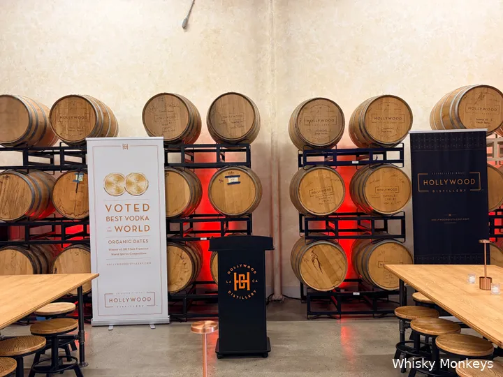 Casks at Hollywood Distillery