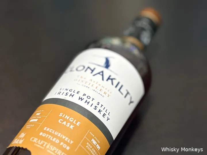 Clonakilty single pot still port pipe whiskey