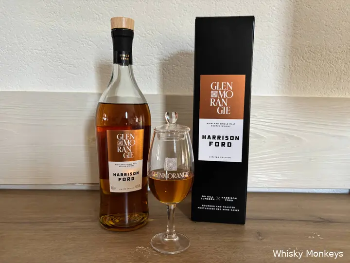 IMG_2603 Glenmorangie Harrison Ford Limited Edition fles en glas