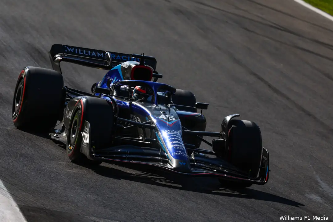 <i>De Vries stond naast Verstappen op de grid.</i>