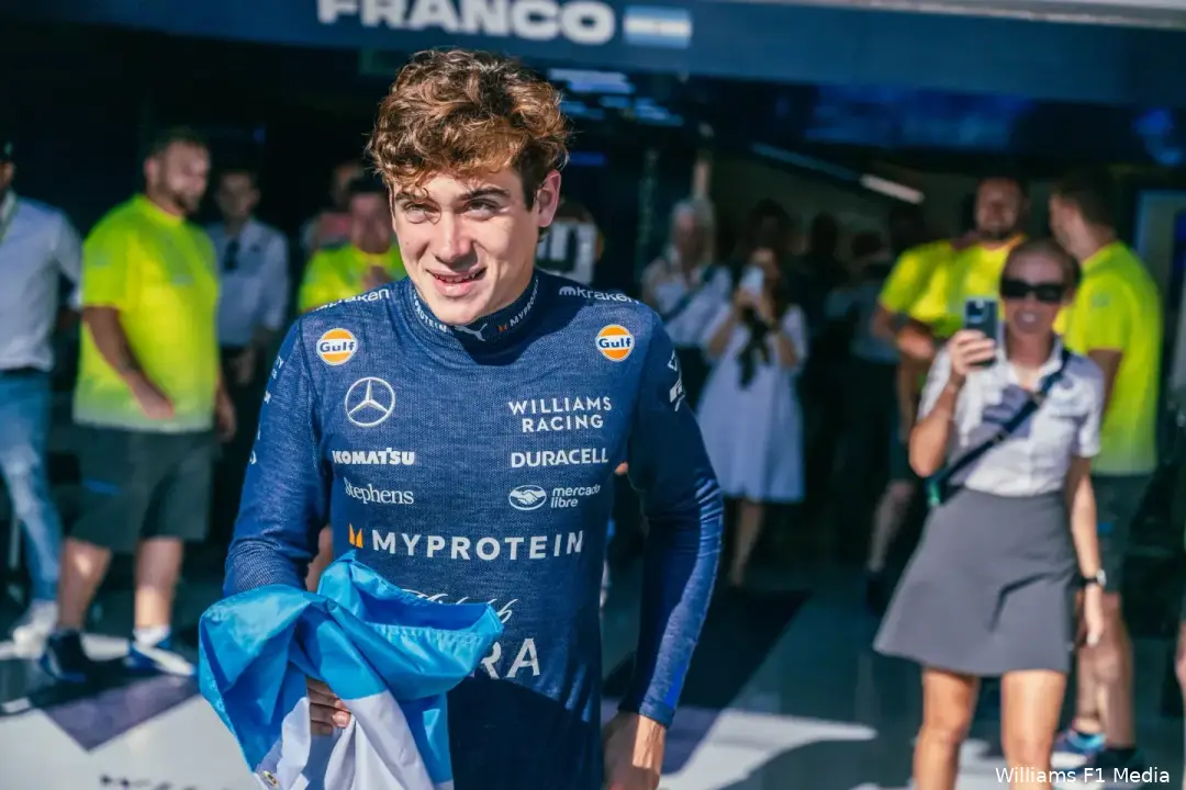 franco colapinto williams zondag 12