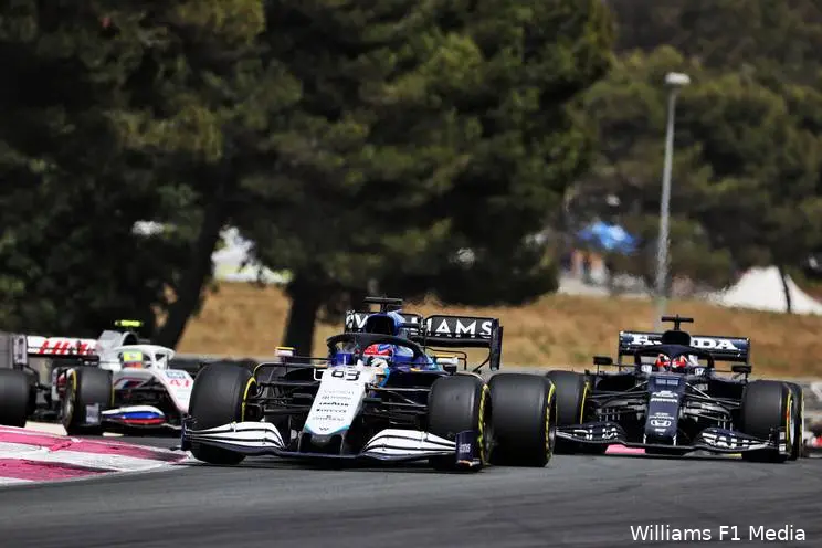 George Russell FW43B Williams Frankrijk