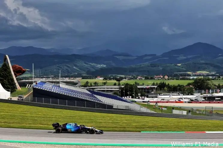 Nicholas Latifi FW43B Williams Stiermarken1