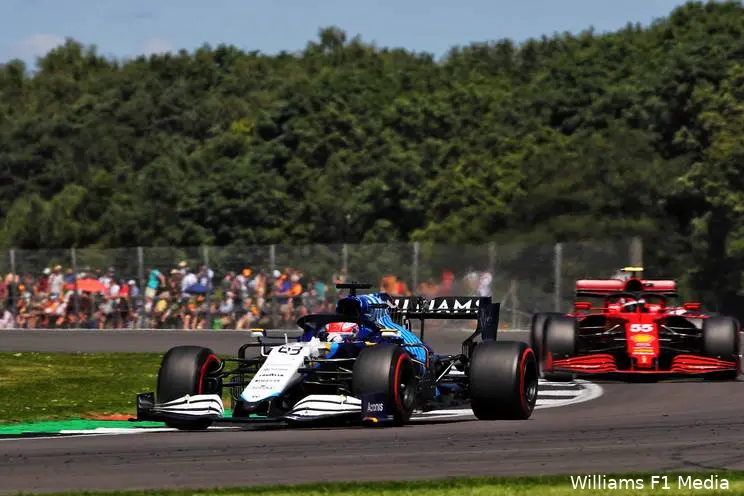 George Russell FW43B Williams Silverstone1