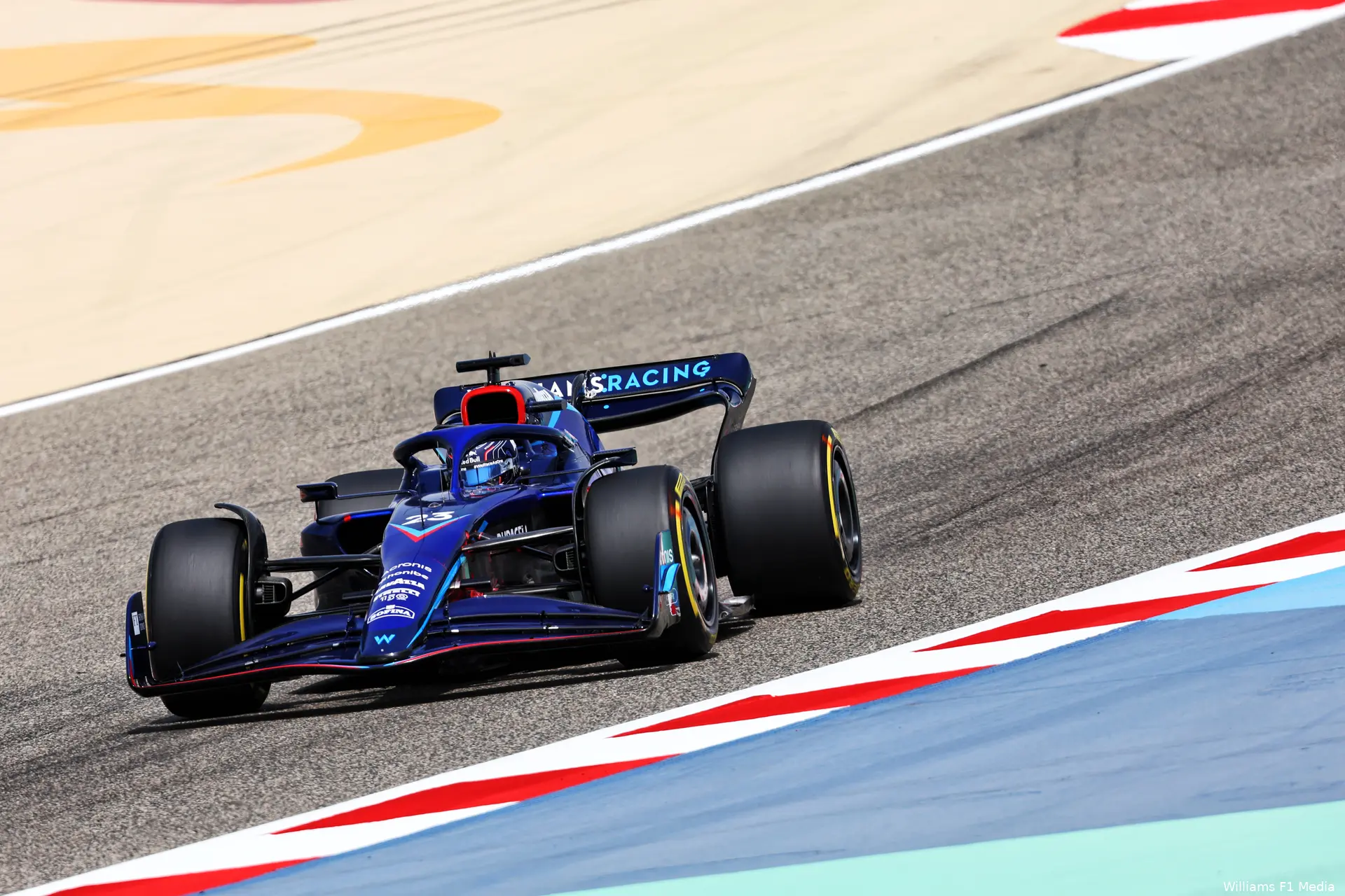 Alexander Albon FW44 Williams Bahrein Test