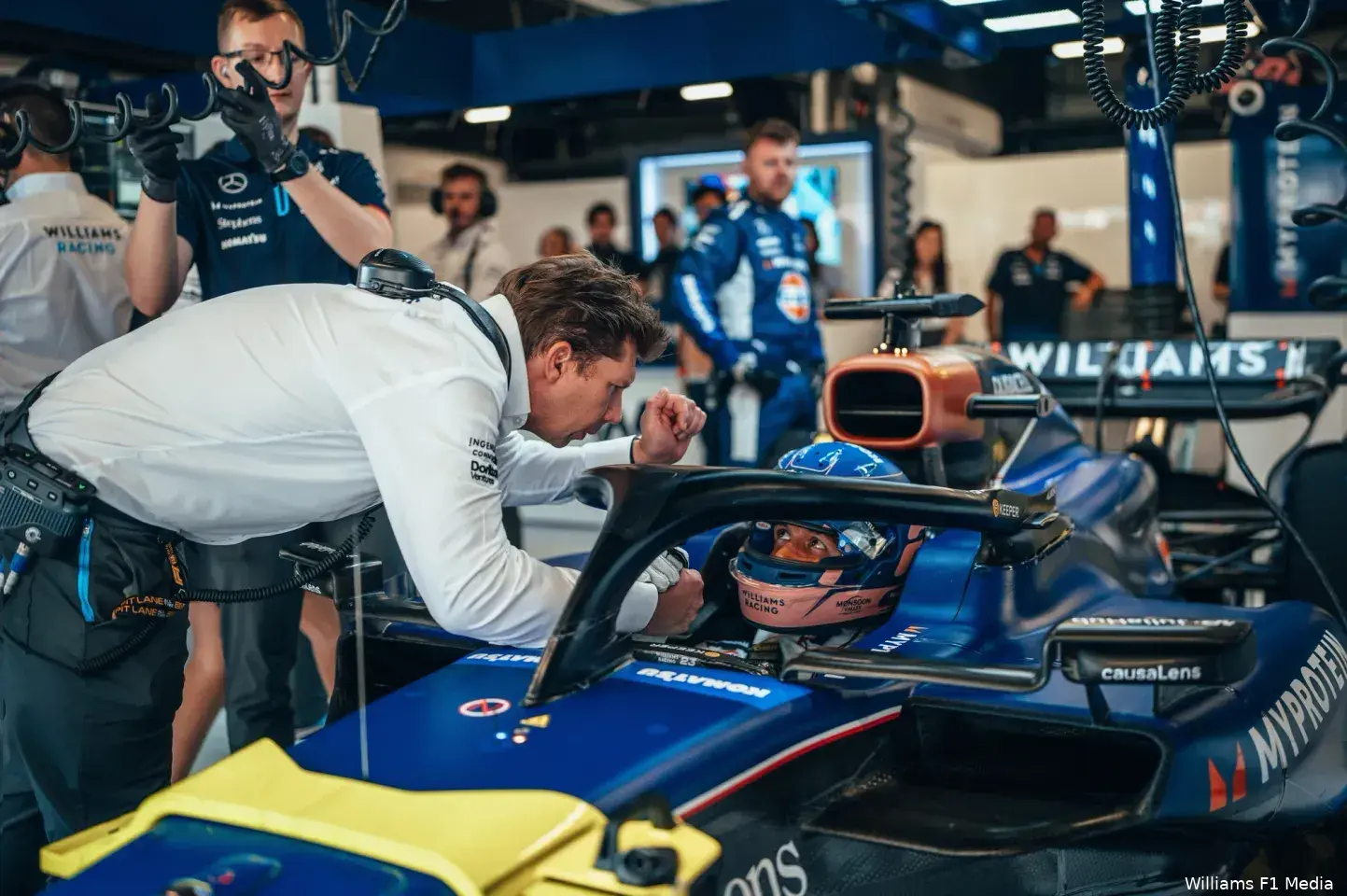 williams alexander albon james vowles zondag spanje 2024