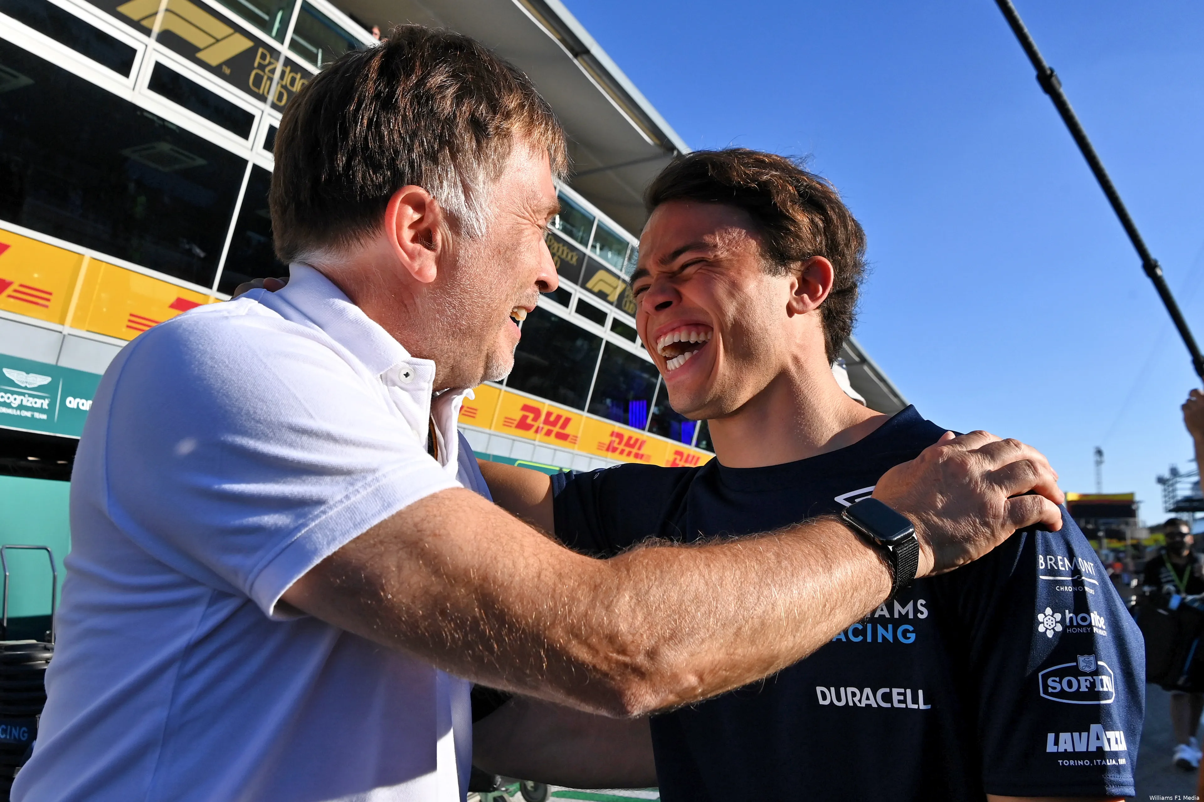 Jost Capito Nyck de Vries Williams F1 GP Italië 2022