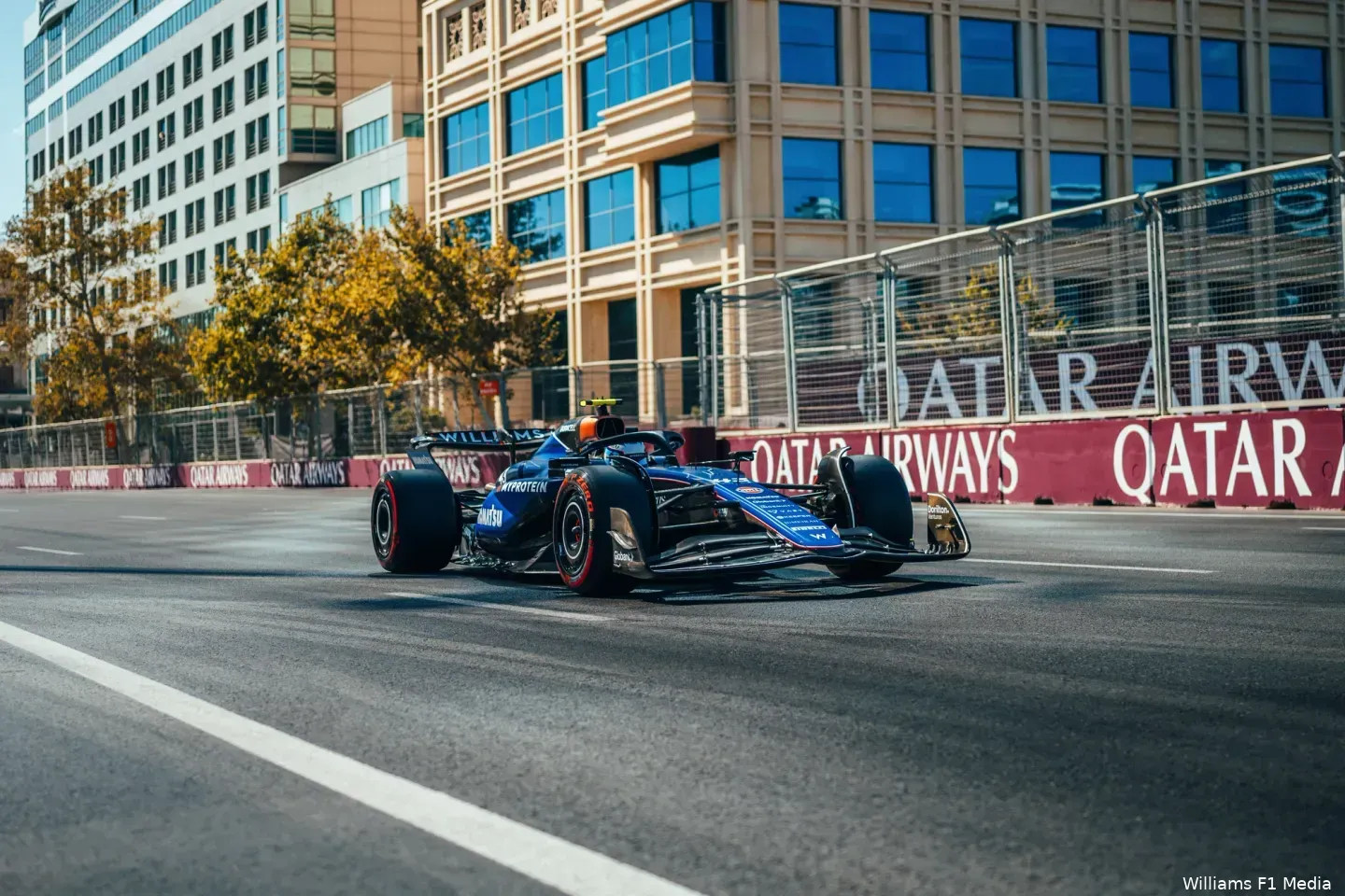 franco colapinto williams gp azerbeidzjan zondag 2024