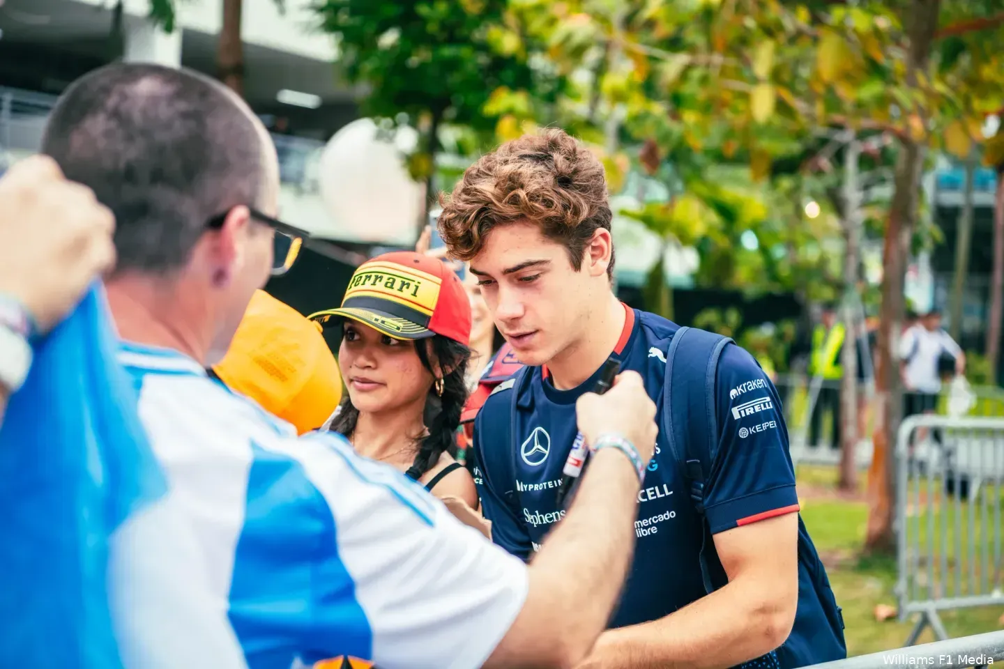 franco colapinto zaterdag williams singapore kwalificatie