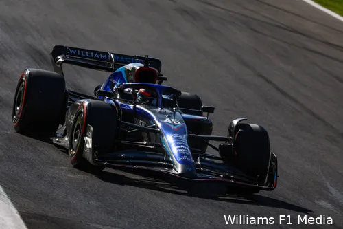 <i>De Vries stond naast Verstappen op de grid.</i>