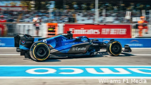 Nyck de Vries in de Williams-bolide, kwalificatie Grand Prix van Italië, 2022, Monza (Foto:
Williams F1 Media)