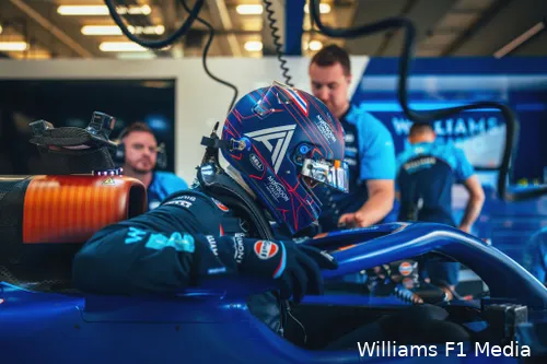 Albon maakte direct indruk in de eerste race van het 2023-seizoen. (Foto: Williams F1 Media)