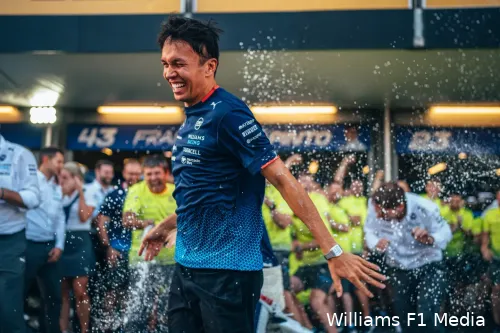 alexander albon williams gp azerbeidzjan zondag 2024